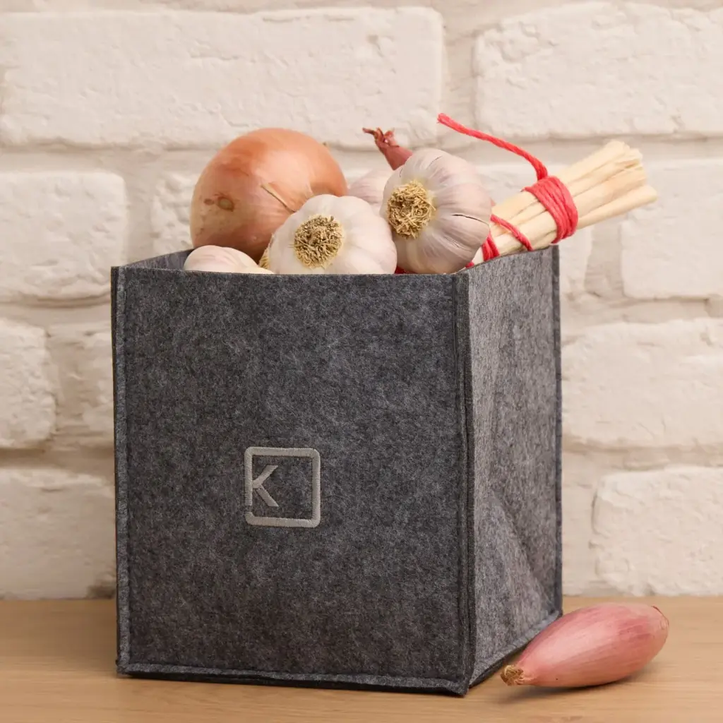 Corbeille en feutrine